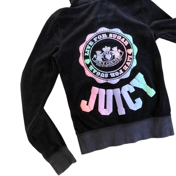 Rare Y2k vintage Juicy Couture zip up track hoodie - Picture 3 of 4